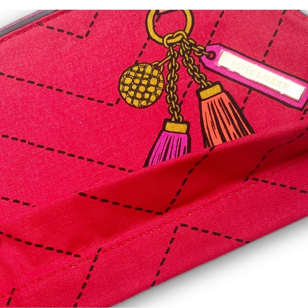 Estee Lauder (NWOT) - Red Cosmetic Clutch/Bag - Picture 3 of 7
